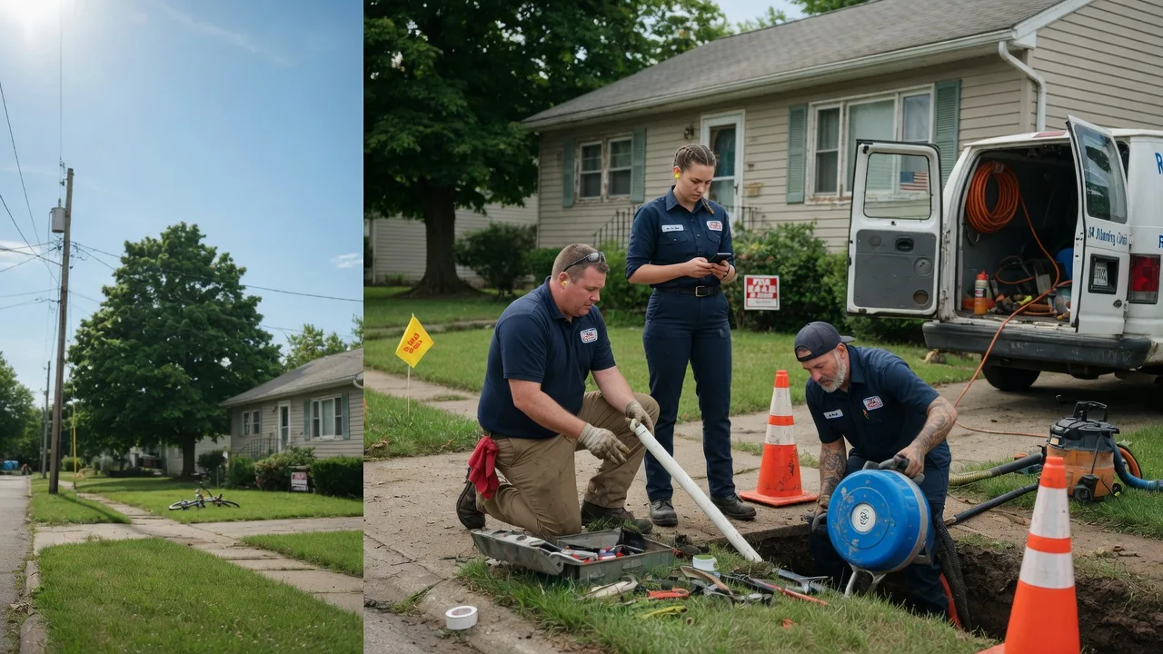 Sewer Line Repair in Long Island, KS near me